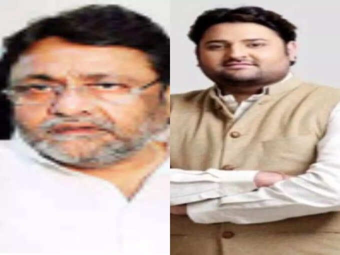 Nawab malik and Mohit Kamboj Nawab malik and Mohit Kamboj