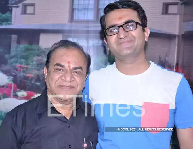 बेटे विकास के साथ 'नट्टू काका' बेटे विकास के साथ नट्टू काका