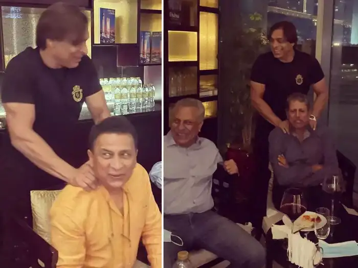 IND vs PAK T20 WC: सुनील गावस्कर और कपिल देव के साथ Chill करते दिखे शोएब अख्तर, बोले- महामुकाबले की है तैयारी
