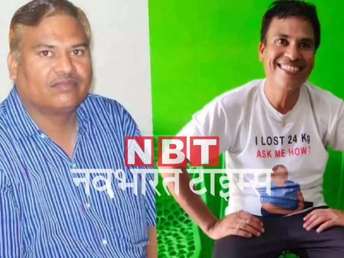 this man lost 26 kg in just 4 months with the help of a simple vegetarian diet and exercise. know his motivational weight loss story