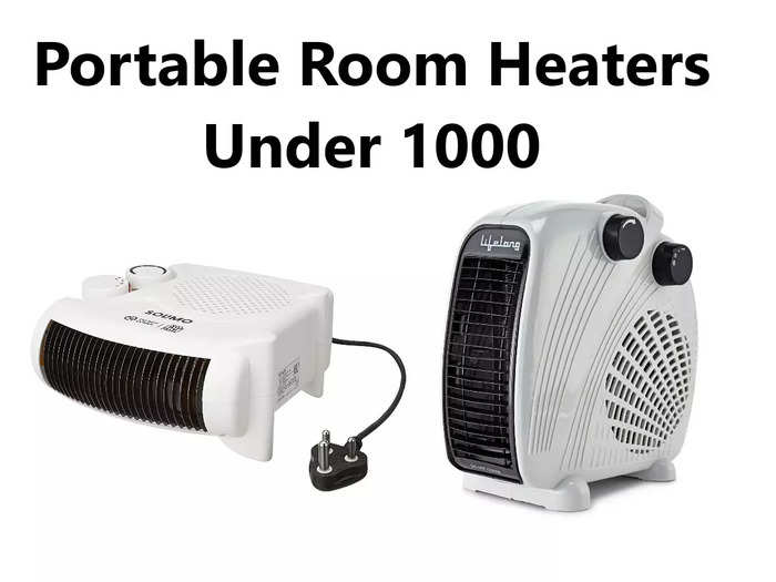 Portable Room Heaters Under 1000
