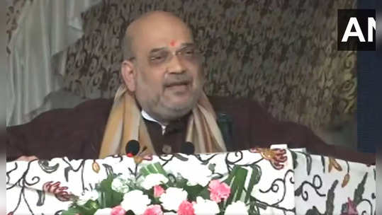 amit shah in srinagar : 'पाकिस्तानशी चर्चा करण्यापेक्षा आम्ही काश्मीरच्या तरुणांशी आणि जनतेशी बोलू'