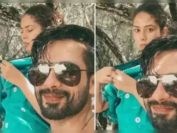 shahid kapoor making video mira rajput: