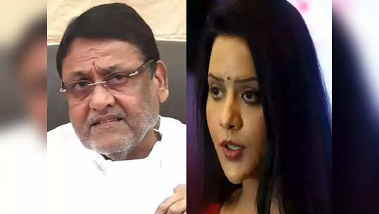 amruta fadnavis gives notice to malik:'मलिक, तुम्ही जाहीर माफी मागा, नाहीतर...'; अमृता फडणवीस यांनी पाठवली कायदेशीर नोटीस