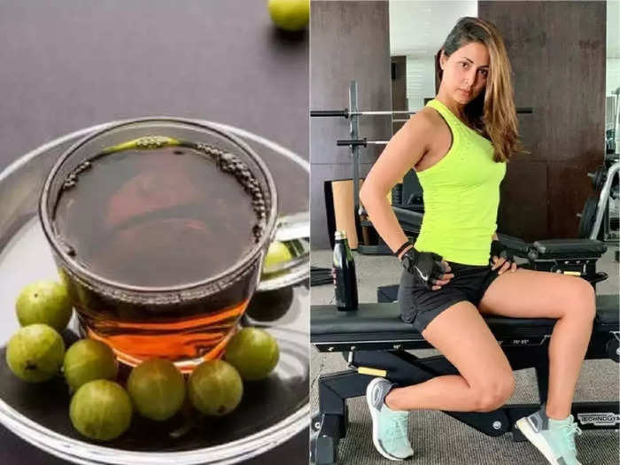 this ayurvedic tea of ​​amla naturally helps in burning body fat as well as controlling blood sugar.