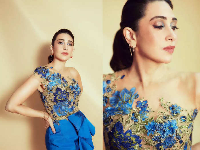 karisma kapoor is a stunner in blue marchesa pre fall dress guy proposed her to be his girlfriend