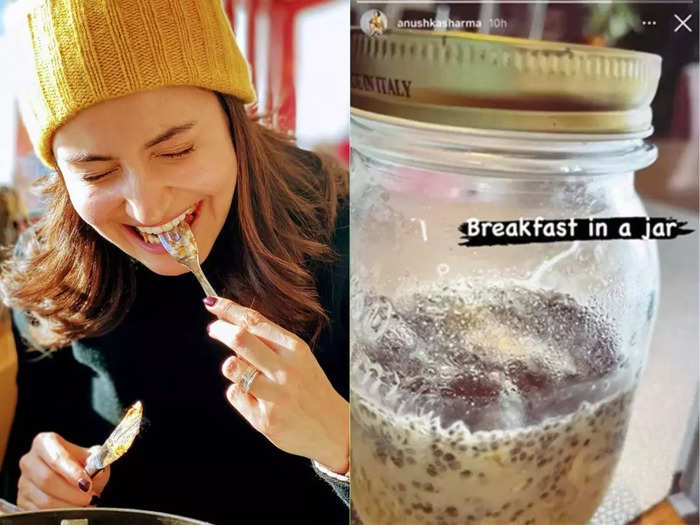 actress anushka sharma eats overnight oats with chia seeds in breakfast is perfect for your health goals