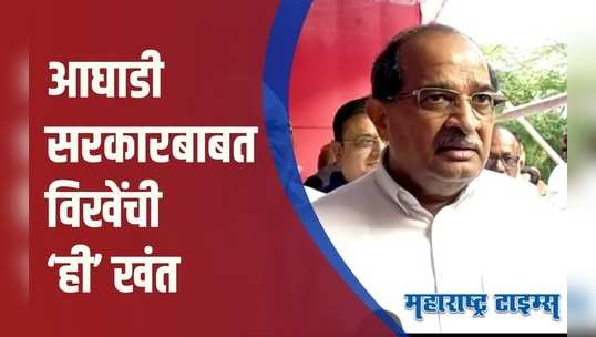 Radhakrishna Vikhe Patil |  आघाडी सरकारकडून पाणी प्रश्नाला प्राधान्य दिले जात नाही