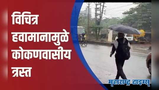 Ratnagiri Rain : रत्नागिरीत अवकाळी पाऊस; विचित्र हवामानामुळे नागरिक त्रस्त