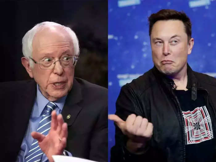 Bernie Sanders, Elon Musk