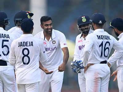 India vs New Zealand: एजाज पटेल के 10 विकेट, अश्विन का चौके से कमाल, दूसरे दिन बने के खेल में यह रहा खास 