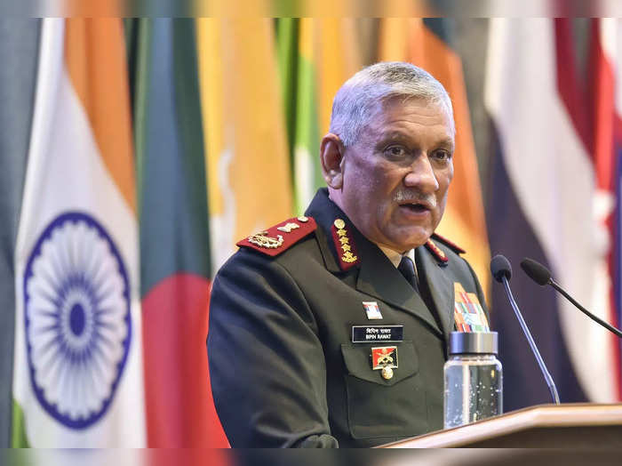 *EDS: FILE PHOTO** New Delhi: In this Dec. 7, 2021 file photo, Chief of Defence...