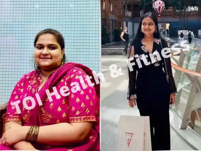 inspiring weight loss story of this 104 kg girl followed intermittent fasting to loose 50 kilos weight