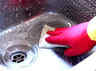 how to clean kitchen drain sink naturally