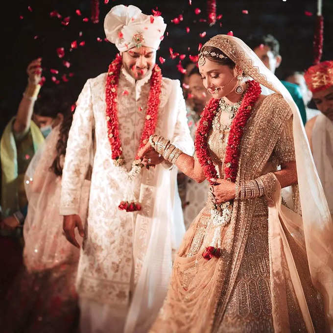 Ankita Lokhande shares wedding pictures husband vicky jain wrote We'are now officially Mr & Mrs Jain