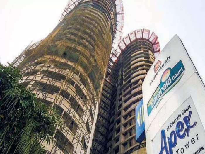 mumbai based company bring down noida twin towers with help of waterfall implosion