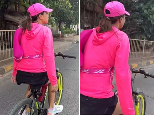 निया शर्मा ने साइकिल पर दिखाया करतब, वीडियो देख आप भी हो जाएंगे फैन 