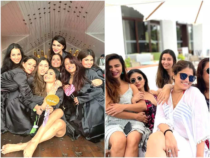 Before marriage, Mouni Roy's bachelor party in Goa, celebrated like this with girl gang, see pics
