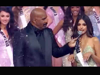 Miss Universe 2021 हरनाज संधू ने स्टेज पर बिल्ली की तरह निकाली आवाज, वायरल हुआ वीडियो 