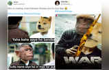 बंदरों और कुत्तों के बीच छिड़ा गैंगवार, ट्विटर पर शेयर हुए एक से बढ़कर एक मीम्स