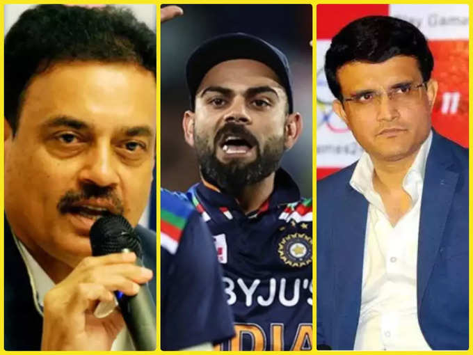 Dilip Vengsarkar, Virat Kohli and Sourav Ganguly