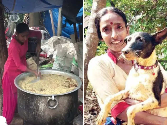 mangaluru woman feeds 800 stray dogs everyday