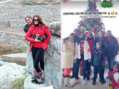 शिल्पा शेट्टी ने राज कुंद्रा और दोस्तों संग मसूरी में मनाया क्रिसमस, देखें फोटो और वीडियो 