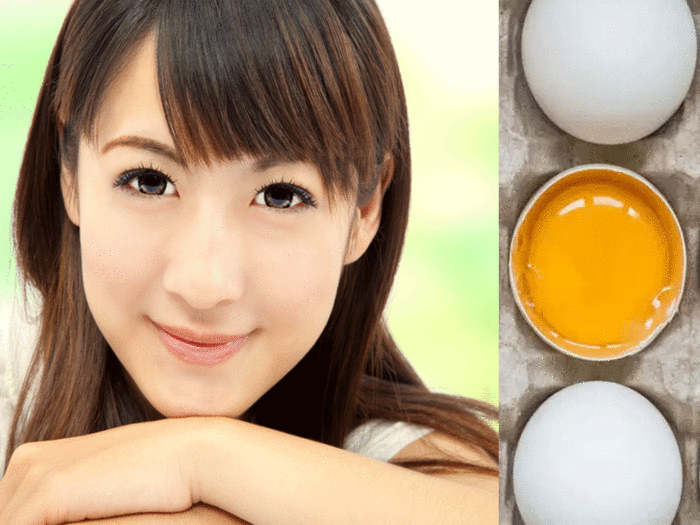 why should not apply egg yolk in oily hair