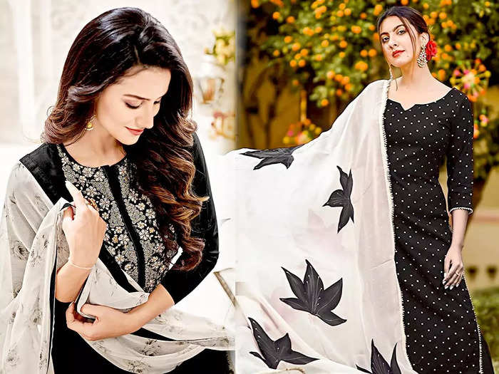 Salwar Suit : You will get rich and elegant look in these stylish and beautiful suits of black color.