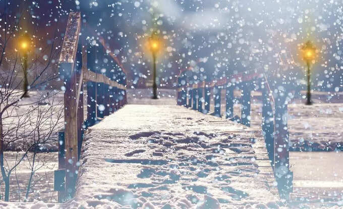 Snowfall in the beginning of winter, these places in the country covered with snow ... 6 ei samay