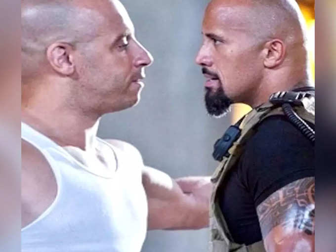 Dwayne Johnson and Vin Diesel feud