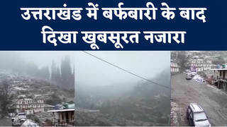 Snowfall in Uttarakhand: उत्तराखंड में बर्फबारी से खूबस... 