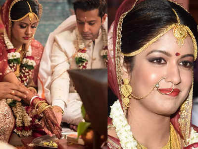 सिंपल सी सिल्क की साड़ी पहन जब इशिता दत्ता ने वत्सल सेठ से मंदिर में रचाई शादी, दुल्हन की खूबसूरती की खूब हुई थी तारीफ 