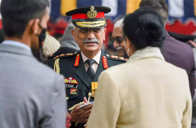 New Delhi_ Army Chief General Manoj Mukund Naravane during the Army Day Parade, ....