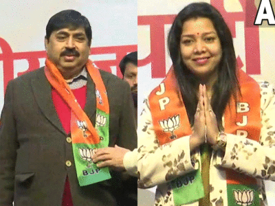 UP Election: कांग्रेस की पोस्टर गर्ल प्रियंका मौर्य ने ज्वाइन की भाजपा, मुलायम के साढ़ू प्रमोद गुप्ता भी आए साथ 
