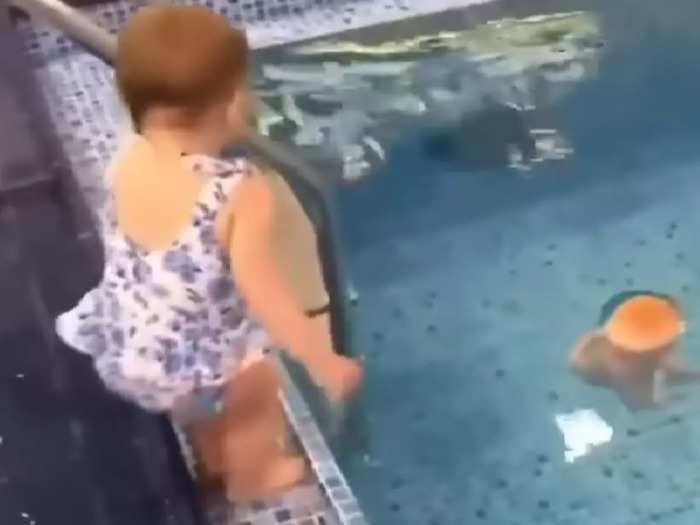 Doll Fell In The Pool
