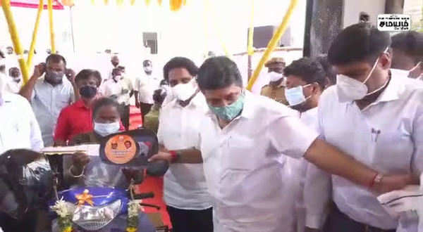 cm mk stalin inaugurated the welfare assistance distribution ceremony