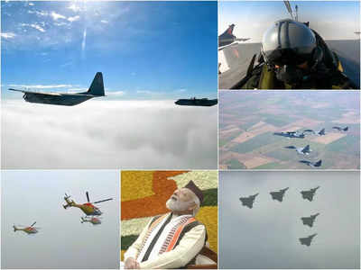 Republic Day Flypast : नेत्र, बाज, विनाश, राहत... गणतंत्र दिवस परेड के दौरान आसमां में IAF की बाजीगरी देखिए 