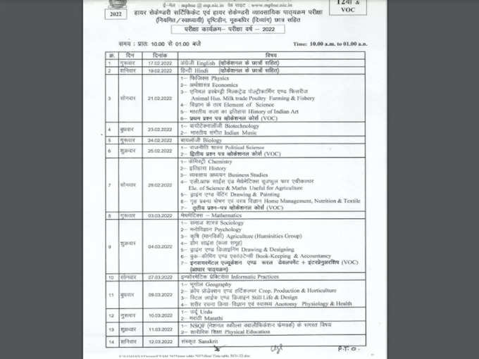 mp-class-12-board-date-sheet-2022