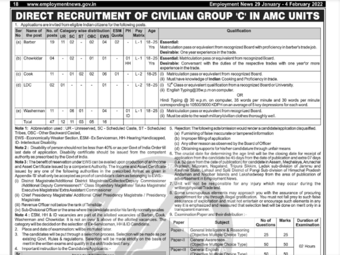 ARMY Recruitment 2022