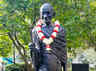 mahatma gandhi statue in new york vandalised indian consulate general condemns the act