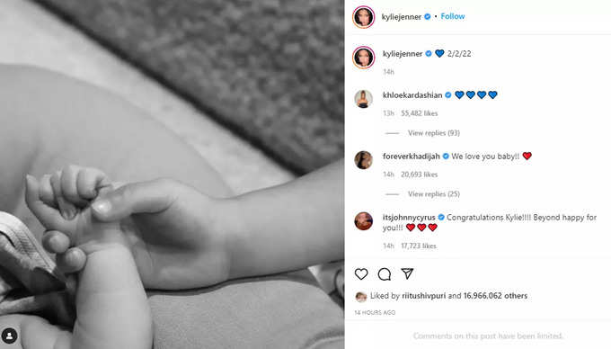 kylie jenner gives birth to baby post