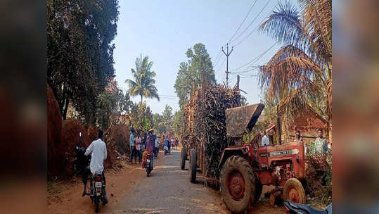 ट्रॅक्टर चालकाचा घात झाला; ऊस घेऊन जाताना रस्त्यात मृत्यूने गाठलं!