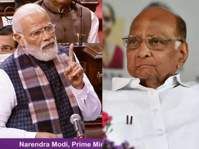 pm modi express gratitude to sharad pawar and all out attack on rahul gandhi congress