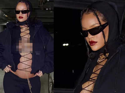 तस्वीरें: Pregnant Rihanna ने ढाया कहर, baby bump वाली इन तस्वीरों में खूब दिखी हैं हद ग्लैमरस 