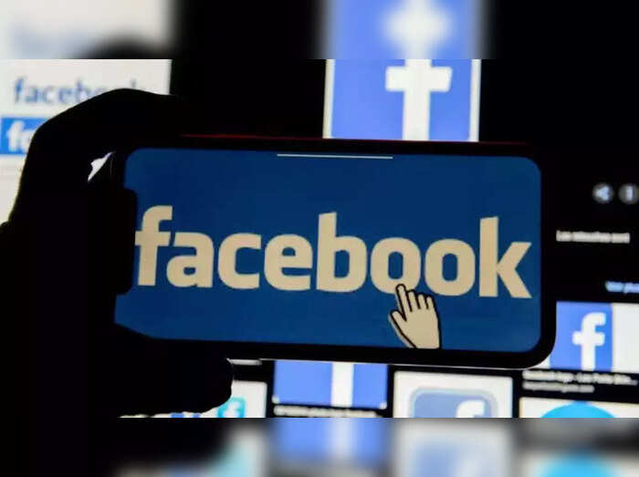 Facebook logo is displayed on a mobile phone Facebook logo is displayed on a mobile phone