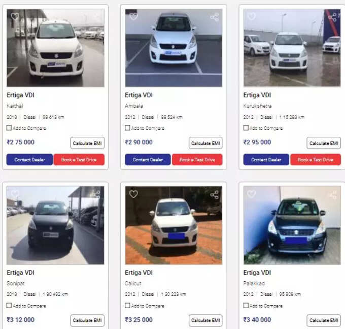 Maruti Suzuki Ertiga VDI Used Car Maruti Suzuki Ertiga VDI Used Car