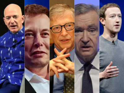 Forbes की सूची के अनुसार ये हैं विश्व के टॉप 5 अमीर व्यक्ति 