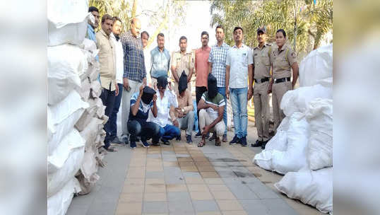 औरंगाबादमध्ये गुटखा गोडाऊनवर पोलिसांची मोठी कारवाई; तब्बल ३७ लाखांचा माल पकडला