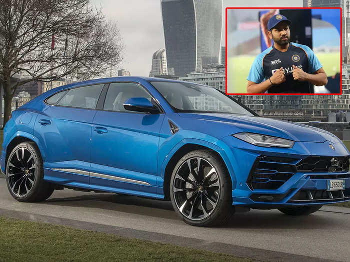 rohit sharma lamborghini urus suv: Rohit Sharma buys Lamborghini Urus SUV  painted in team India colour; Rohit Sharma Bought lamborghini Urus: रोहित  शर्मा ने खरीदी टीम इंडिया की जर्सी के रंग की